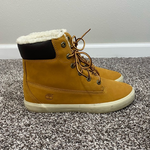 Timberland Premium Flannery 6” A18XD Women’s Brown Booties Size 8.5 - Picture 1 of 9